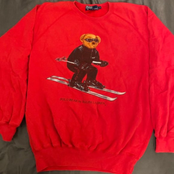 Polo Ralph Lauren OG RL2000 Ski Bear Sweatshirt Mens